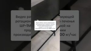 Видео работы машины формующей ротационной для сахарного печенья ШР-1М модернизированной на продукте