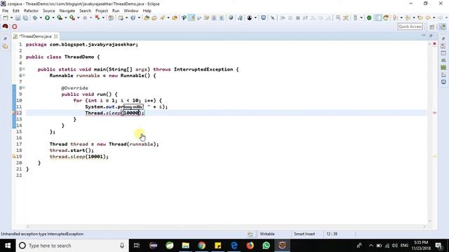 Multithreading in Java | Threads in Java |HOW TO CREATE THREAD : JAVA MULTITHREADING TUTORIALS смотреть онлайн