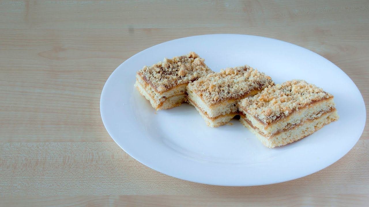 Пирожное с вареной сгущенкой. Очень вкусный и простой десерт