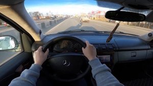 2000 Mercedes ML 430 W163 (272hp) POV test drive