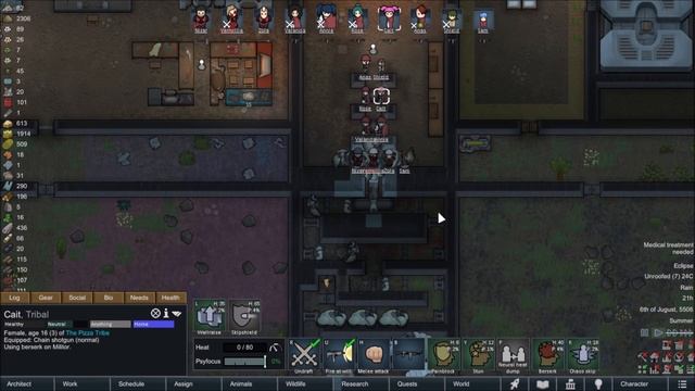 Lost Tribe: Mid game base defence - Rimworld #18 смотреть онлайн