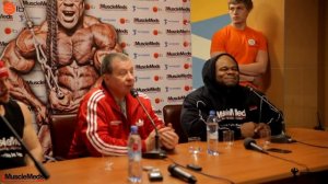 Кай Грин в Москве , пресс конференция  Kai Greene in Moscow, press conference