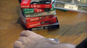 MAXELL- Обзор винтажных аудио кассет. Распаковка. Моя коллекция.