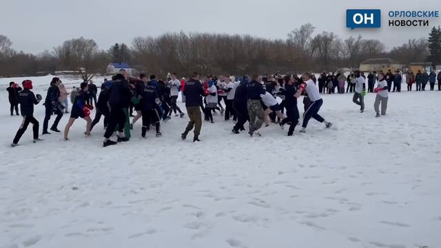 Масленицу отметили кулачными боями