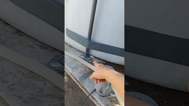 как слить воду с каркасного бассейна bestway с помощью насоса #бествей #bestway смотреть онлайн