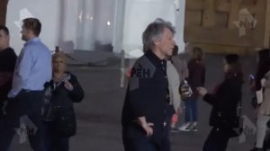 Джон Бон Джови гуляет по Красной Площади в Москве (27.05.2019)