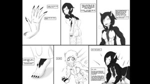 Ruby rose’s werewolf transformation comic (+18)