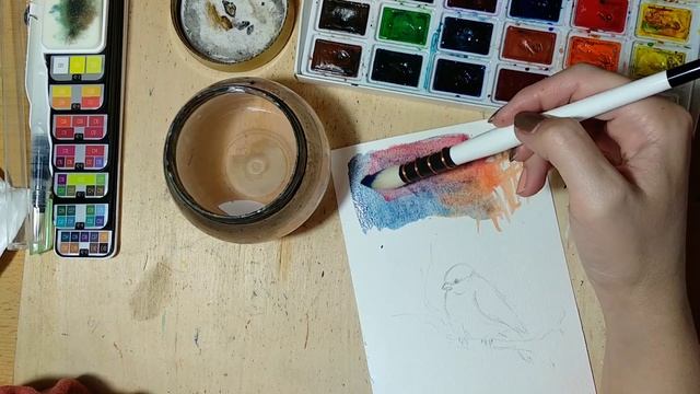 Обзор акварельных красок с АлиЭкспресс смотреть онлайн