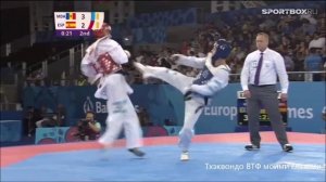 ARVENTII (MDA) – GONZALEZ BONILLA (ESP) | BRONZE MEN'S-68kg| TAEKWONDO WTF| BAKU 2015 EUROPEAN GAME