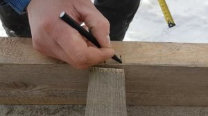 Сборка каркасных стен для бытовки и обшивка плитами OSB 9 мм.