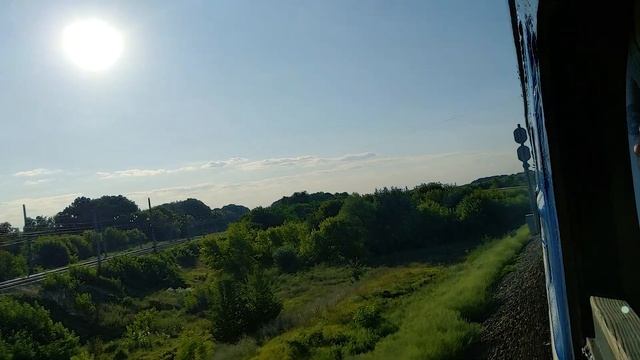 Участок Борисполь - Гребенка из окна поезда