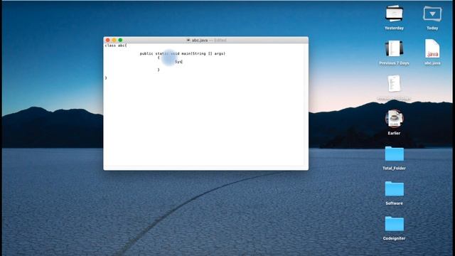 How to run Java Code Using Mac Book Terminal