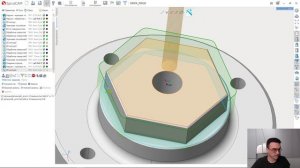 СПРУТКАМ 14 - [Токарно-фрезерная обработка] - 8.Начало шестигранника