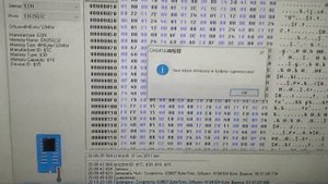 Прошивка Eurosky Es 3011 (Es 3021) ремонт T2. Программатор CH341A + прищепка. Без выпаивания памяти