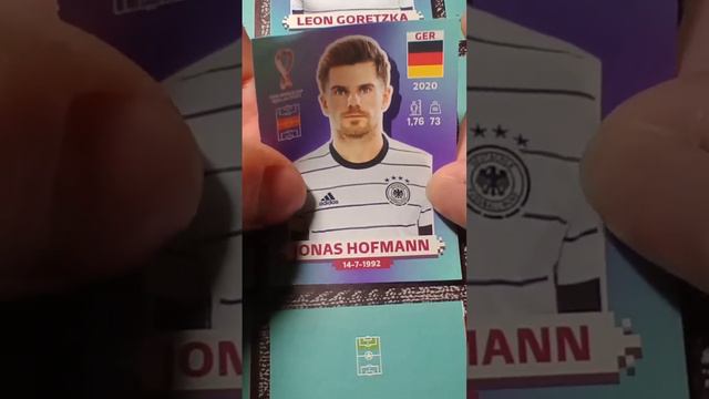 FIFA WORLD CUP Qatar 2022 Panini Robin Gosens, Jonas Hofmann, Joshua Kimmich