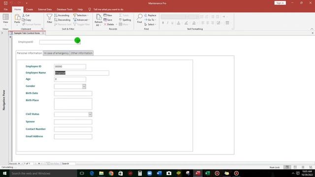 How to use TAB CONTROL in Ms Access ? смотреть онлайн