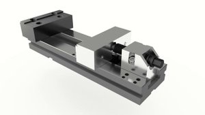 Анимация механических тисков серии ТМК