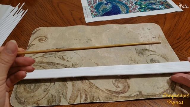 Оригинальная рамка своими руками. Оформляем картину. Интересные идеи. Алмазная Вышивка. DIY. Frame смотреть онлайн