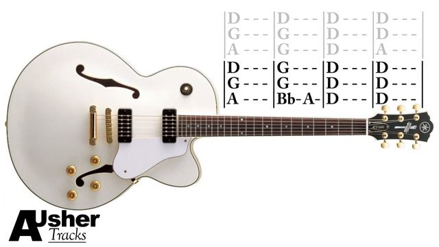 Fast Shuffle Blues | Blues Backing Track in D смотреть онлайн