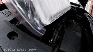 TOYOTA AURIS 2009 .HOW TO CHANGE THE AIR FILTER