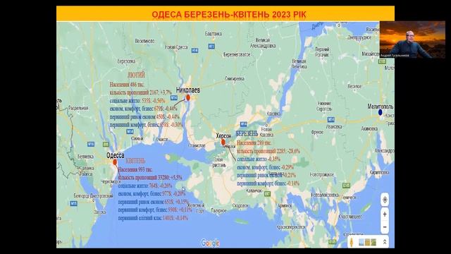 Итоги недвижимости Одесса, апрель 2023. Погода рынка недвижимости Украины, с Андреем Гусельниковым смотреть онлайн