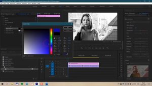 Чёрно-белое и дуотон видео при помощи эффекта Tint в Premiere Pro
