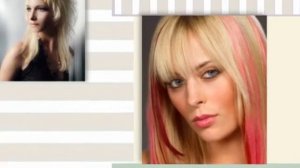 Модная стрижка перьями