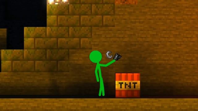 Stickman vs Minecraft fight - VILLAGER MAZE Animation vs Minecraft stick man cartoon смотреть онлайн