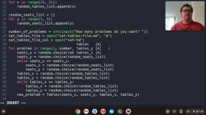 Python: 100 SAT "Tables" Problems!