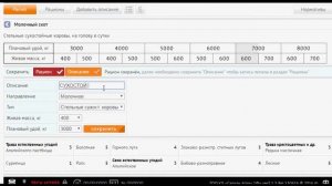 Программа 1Ф+.Рацион v5.1.3 - Пример расчета рациона КРС