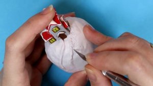 СНЕЖНЫЙ ШАР своими руками из банки и полимерной глины! Самый Новогодний подарок DIY! Анна Оськина