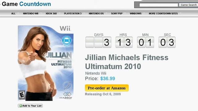 Jillian Michaels Fitness Ultimatum 2010 Countdown to Release смотреть онлайн