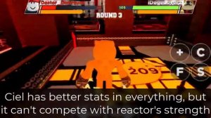 REACTOR VS CIEL! Boxing League Roblox