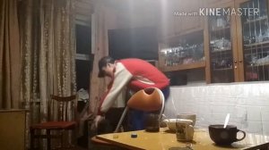 Гопники нарвались на бойца.