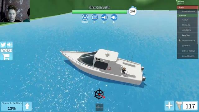 что делать если акула напала на вас?!roblox смотреть онлайн