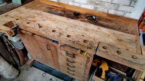 Реставрация верстака 1 часть