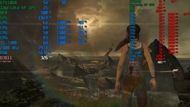 Intel Core I5 vs AMD Ryzen R5 1600 in Tomb Raider смотреть онлайн