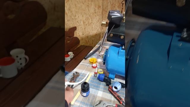Ставим клапан на станцию.