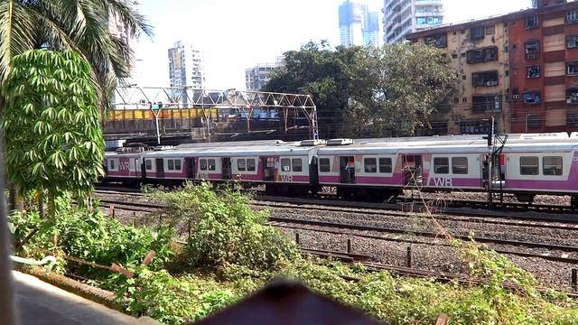 Mumbai Local Train TIME-LAPSE : Watch 15 trains in 13 minutes!!! All types of EMUs!!!