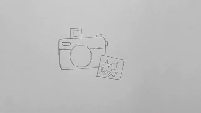 Как нарисовать фотоаппарат смотреть онлайн