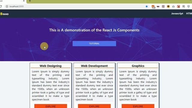 BASIC HTML TEMPLATE USING REACT JS смотреть онлайн