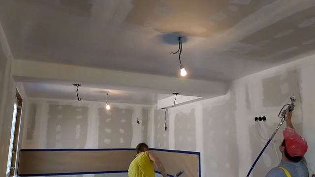 Механизированная шпаклевка стен и потолков Graco Mark X смотреть онлайн