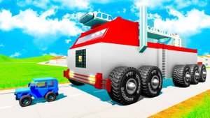 РАЗДАВИЛ САМУЮ МАЛЕНЬКУЮ ЛЕГО МАШИНКУ НА БОЛЬШОЙ СКОРОСТИ! КОШКИ МЫШКИ В БРИК РИГС (Brick Rigs)