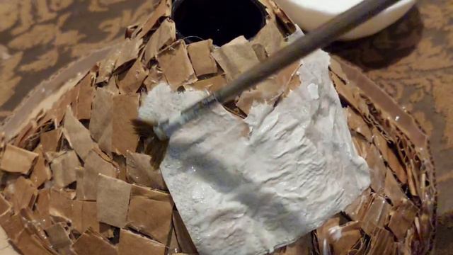 ИЗГОТОВЛЕНИЕ ВУЛКАНА ИЗ КАРТОНА 