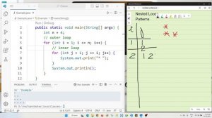 Java examples for nested loops (Core Java Class 8)