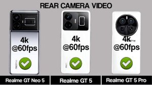 Realme GT Neo 5 Vs Realme GT5 Vs Realme GT5 Pro