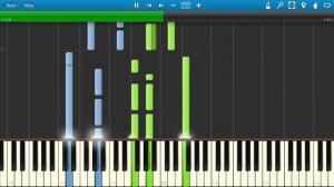 Мария Чайковская - Нитью (на пианино Synthesia)