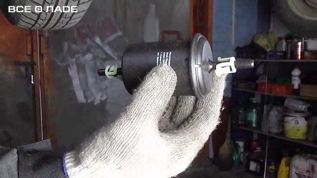 Замена топливного фильтра. Лада Калина (Lada Kalina) смотреть онлайн