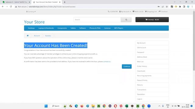 Selenium 4 - Hybrid TestNG Framework using Page Object Model and Page Factory (Part - 2) смотреть онлайн