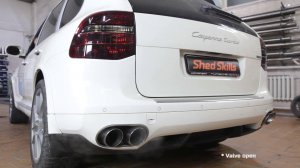 Porsche Cayenne Turbo exhaust system